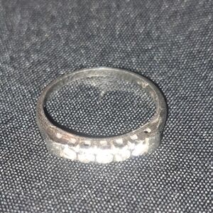 Elegant White Gold Ring With Diamonds (Missing One Diamond)